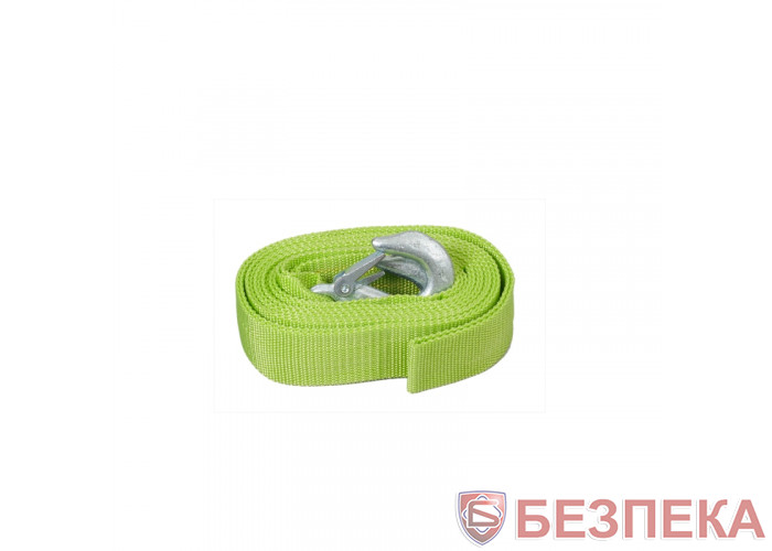 Трос буксир ST206/TP-206-3-1 К (FL) 3т лента 40мм х 4м люмин./крюк/кулек