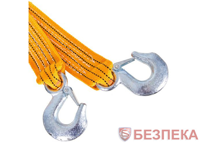 Трос буксир ST206B/TP-209-5-1 5т лента 50мм х 6м оранж/2 крюка/сумка