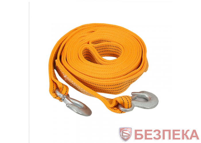 Трос буксир ST206B/TP-209-5-1 5т лента 50мм х 6м оранж/2 крюка/сумка
