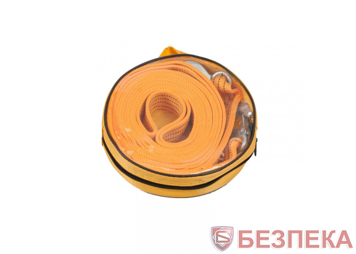 Трос буксир ST206B/TP-209-5-1 5т лента 50мм х 6м оранж/2 крюка/сумка