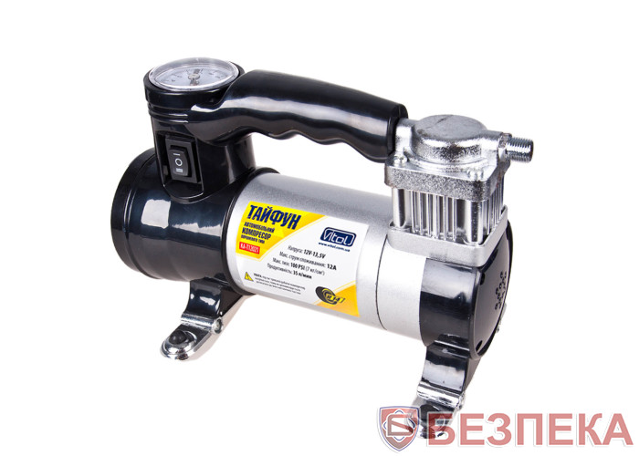 Компрессор Тайфун КА-T12021 100psi/12Amp/35л/фонарь/прикур.+переходник