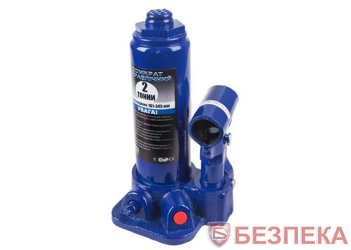 Домкрат гидравл. телескоп  2т короб. min 181мм - max 345 мм. (T90204) 3,2 кг