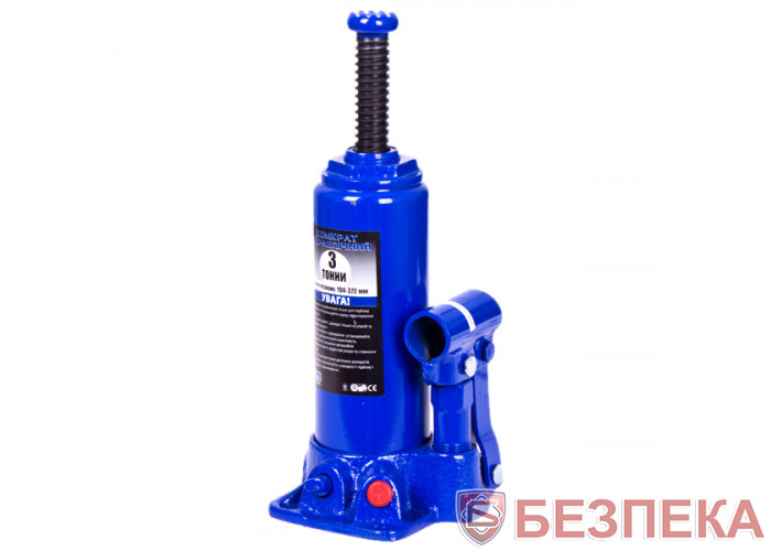 Домкрат гидравл. телескоп  3т короб. min 194мм - max 372 мм. (T90304) 3,8 кг