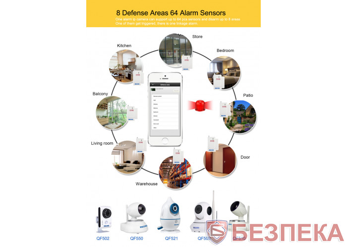 Беспроводной датчик открывания двери ESCAM AS001