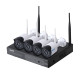 Комплект видеонаблюдения ESCAM WNK404 4CH 720P Wireless NVR KITS EU