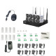 Комплект відеоспостереження ESCAM WNK803 8CH 720P Wireless NVR KITS EU