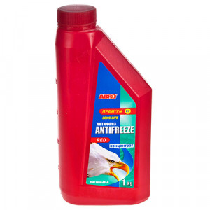 Антифриз ABRO AF-661-H Long Life преміум концентрат червоний 1кг