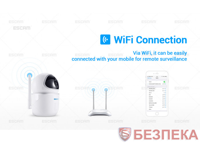 WiFi IP камера Escam QF 903 (3МП)