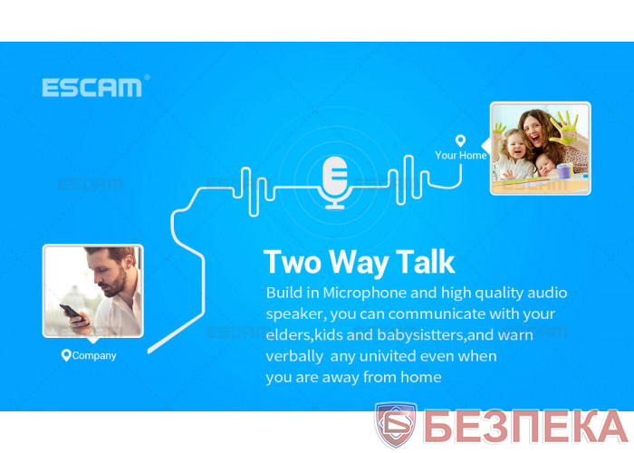 WiFi IP камера Escam G08