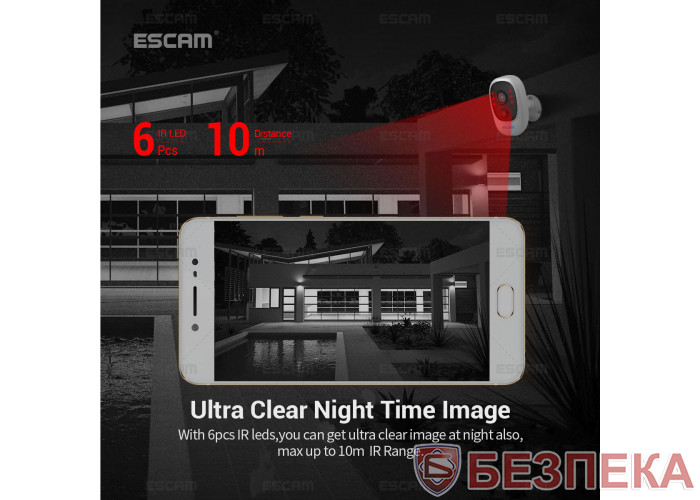 WiFi IP камера Escam G08
