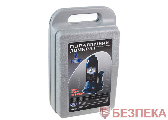 Домкрат гідра. телескоп 2т  валіза. min 181мм - max 345 мм (T90204S) 3,2 кг