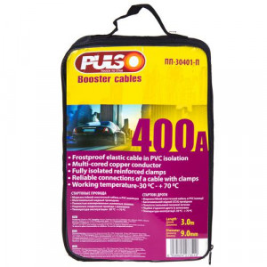 Прикурювач PULSO 400А (-45С) 3,0м  в чохлі