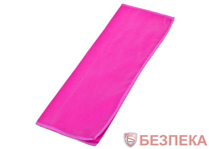 Салфетка микрофибра VR-09-P полировка 40х30см/розовая (VR-09-P)