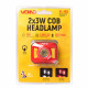 Фонарь налобный VOIN VL-163, 2 x 3W-COB (W/R)+3W XPE/АКБ800mAh/регул. наклона (VL-163)