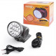 Фонарь налобный Luxury 1898, 13LED, ЗУ 220V, встр. аккумулятор